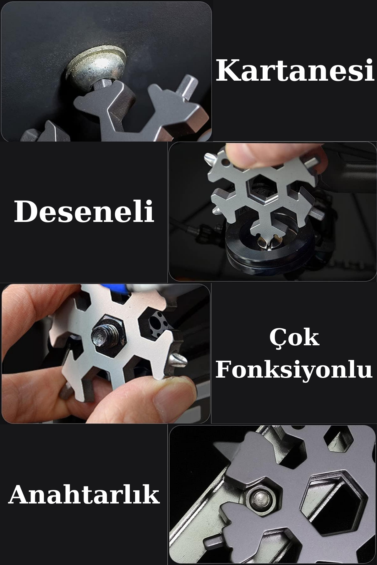 Çok%20Fonksiyonlu%20Kar%20Tanesi%20Desenli%20Vida,%20Soda%20kapağı%20ve%20Somun%20Açıcı%20Anahtarlık