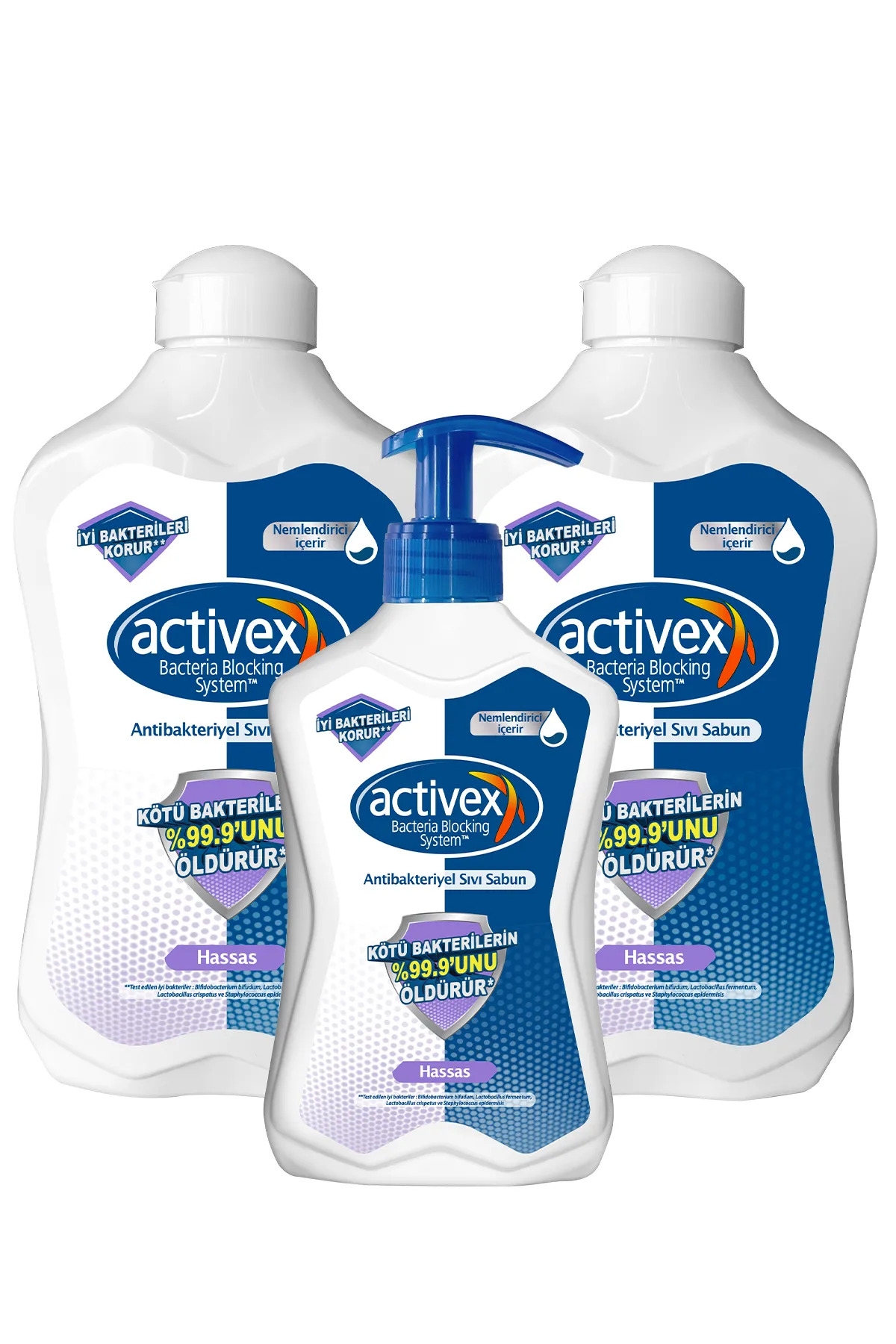 Activex%20Antibakteriyel%20Sıvı%20Sabun%20Hassas%202x1.5%20Lt%20500%20ml