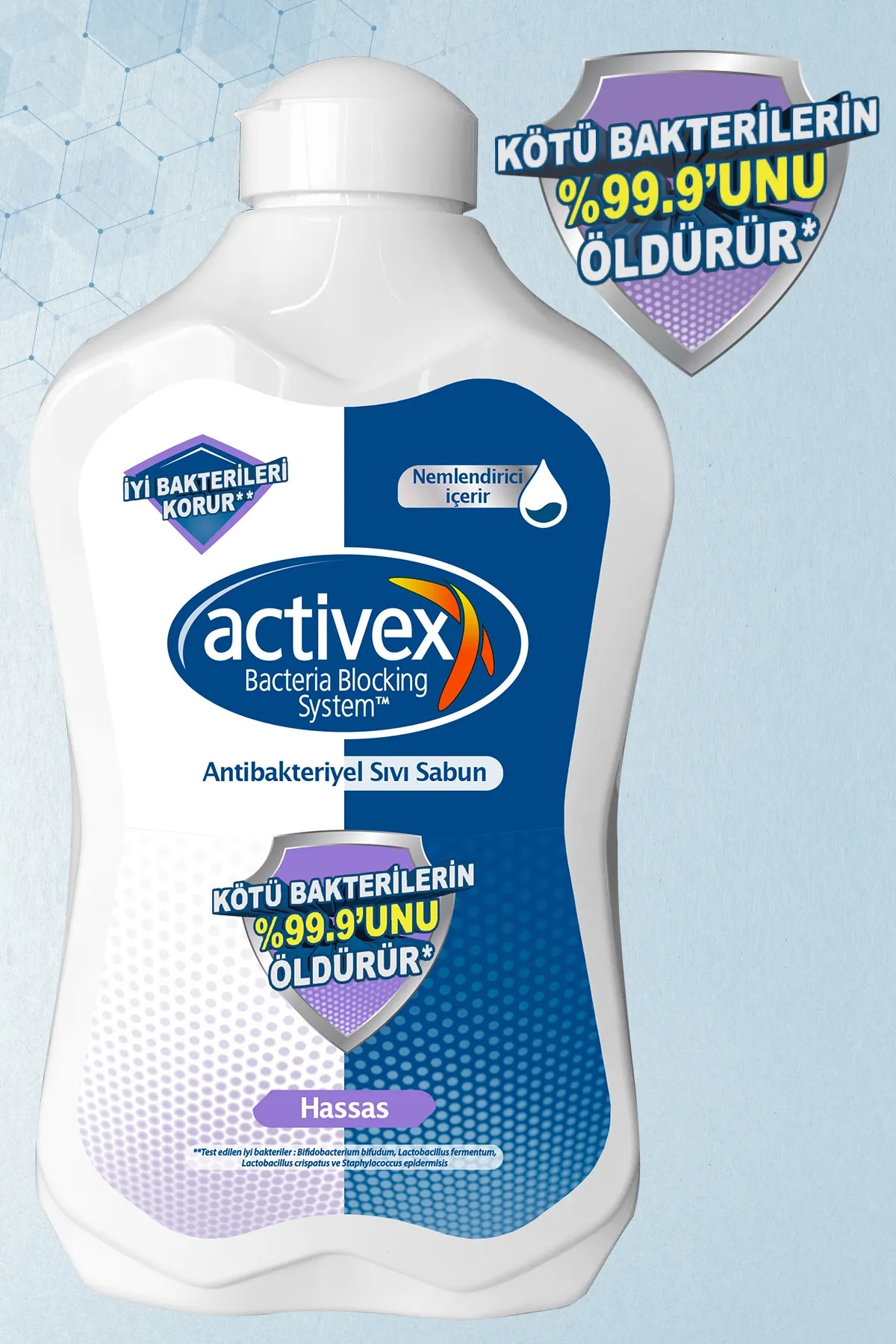 Activex%20Antibakteriyel%20Sıvı%20Sabun%20Hassas%202x1.5%20Lt%20500%20ml